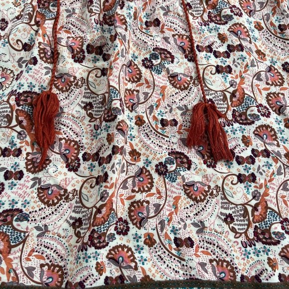 Flying Tomato Womens Tunic Top Size Small Boho Hippie 3/4 Sleeve Multicolor - Picture 4 of 5